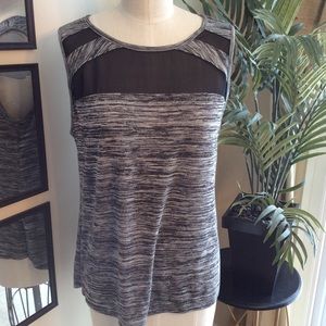 Knit & Mesh Tank